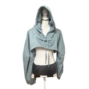 Popflex Cloud Shruggie Womens L/XL Green Hoodie Oversized Cloud Comfort